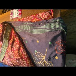 Darn Good Yarn upcycled sari wrap skirt